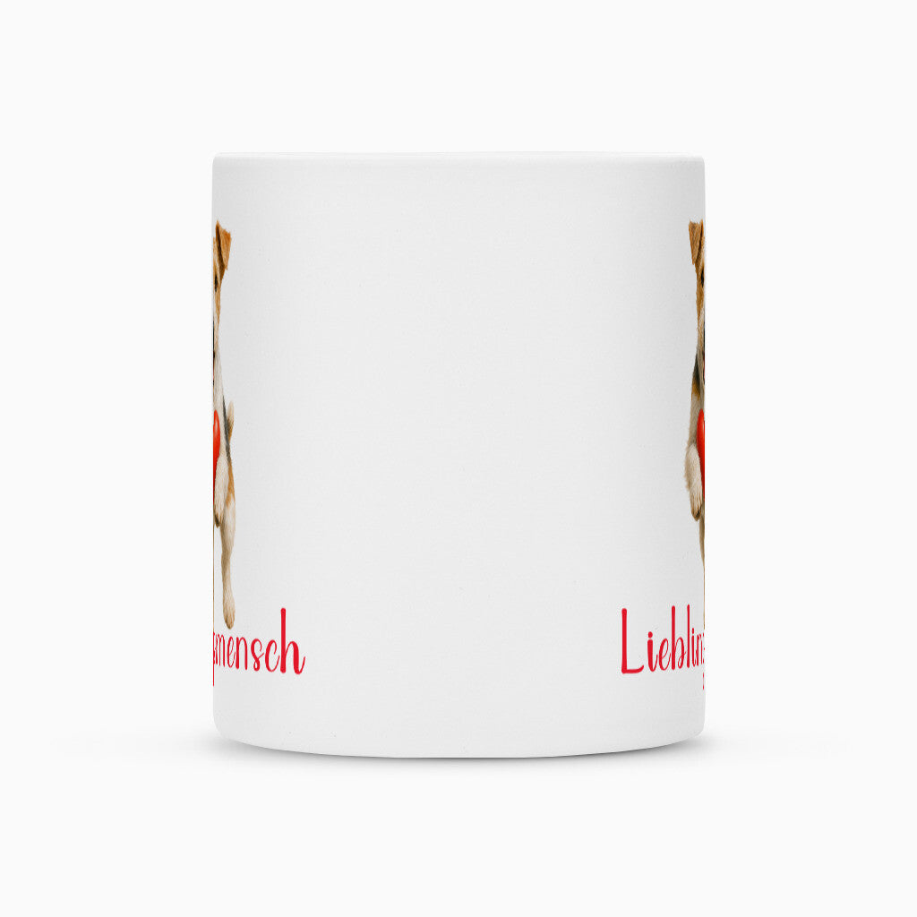 Tasse "Foxterrier - Lieblingsmensch" – hunde-shirt.de