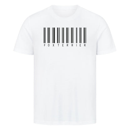 Premium T-Shirt "Foxterrier - Scan" Weiß – hunde-shirt.de