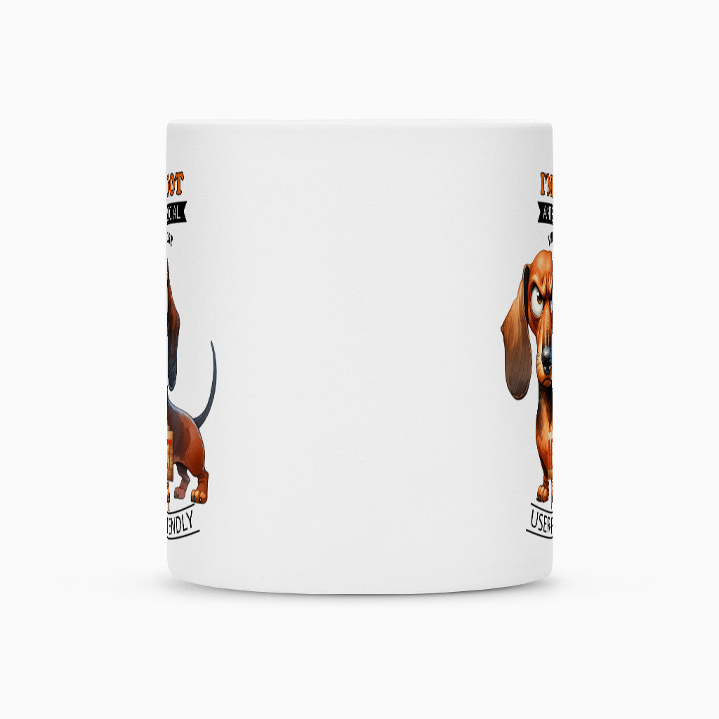 Tasse "Dackel - Anti-Social" – hunde-shirt.de