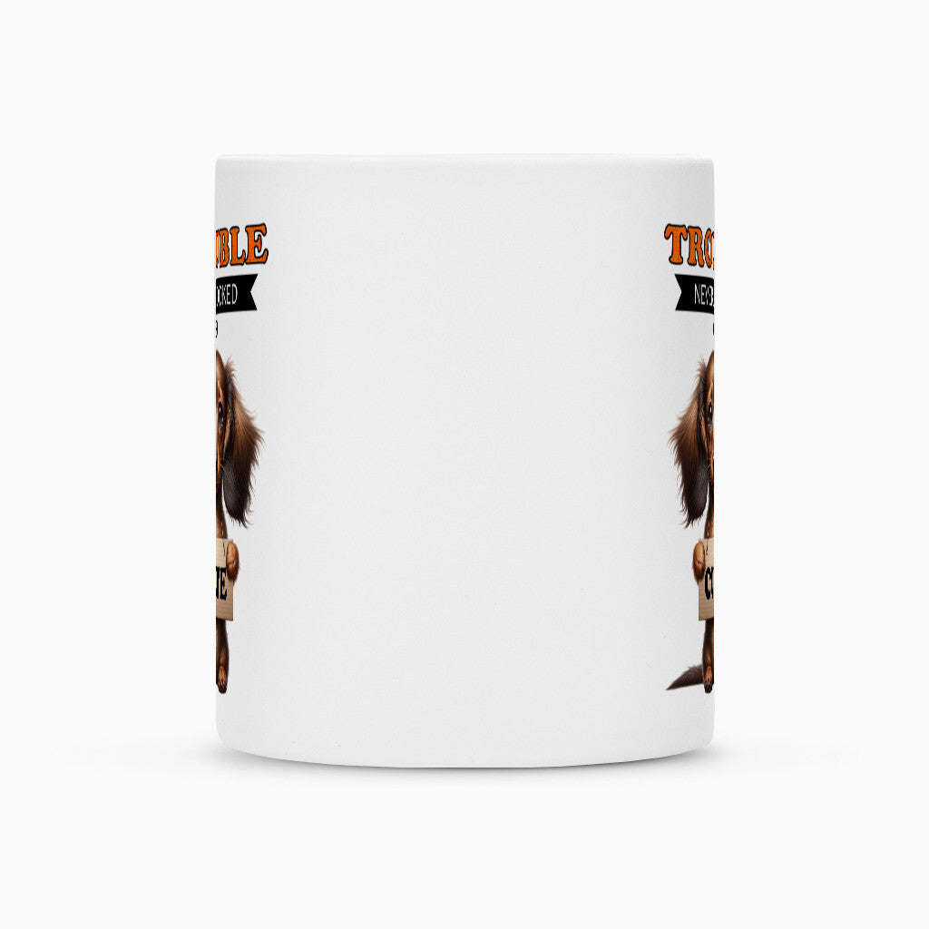 Tasse "Dackel - Trouble" – hunde-shirt.de