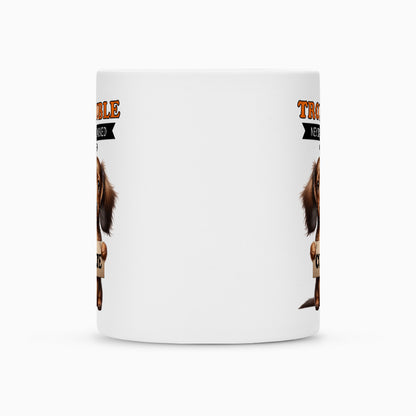 Tasse "Dackel - Trouble" – hunde-shirt.de