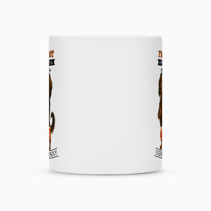 Tasse "Dackel ( Langhaar ) - Anti-Social" – hunde-shirt.de