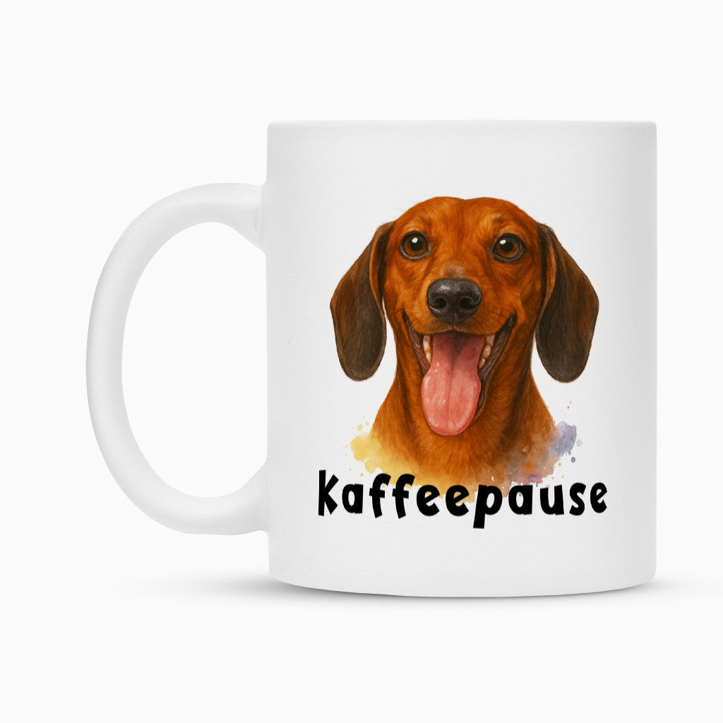 Tasse "Dackel - Kaffeepause" – hunde-shirt.de