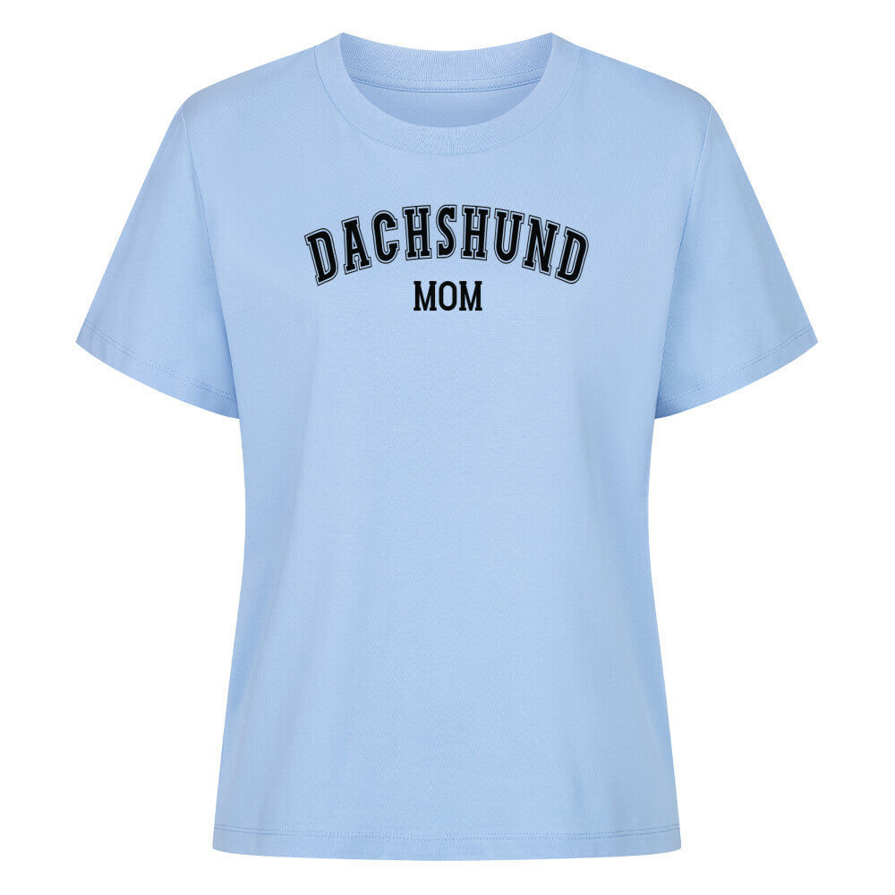 Premium Damen-Shirt "Dackel - Dachshund MOM" Sky Blue – hunde-shirt.de