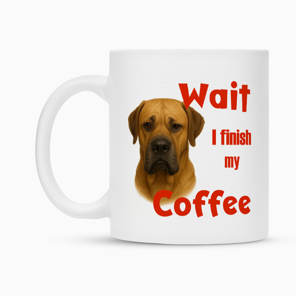 Tasse "Broholmer - Wait..." – hunde-shirt.de