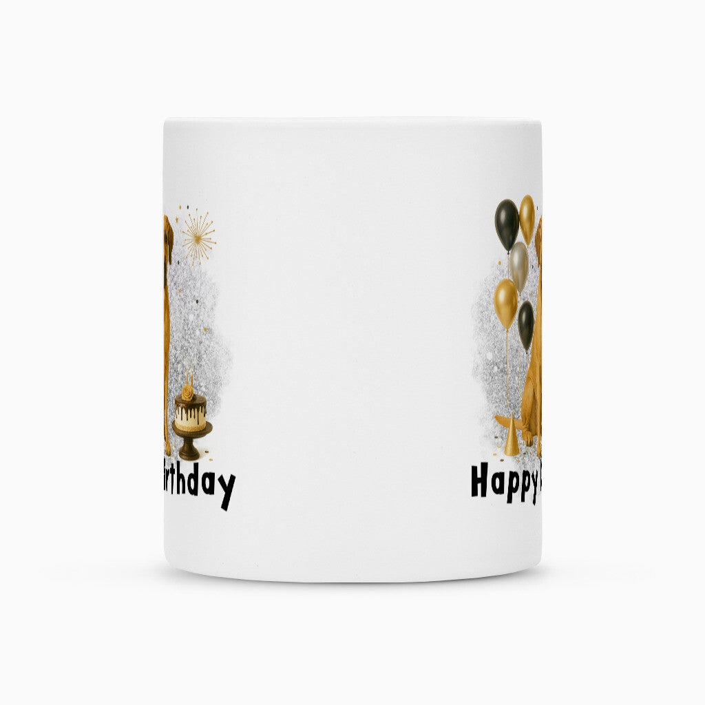 Tasse "Broholmer - Happy Birthday" – hunde-shirt.de