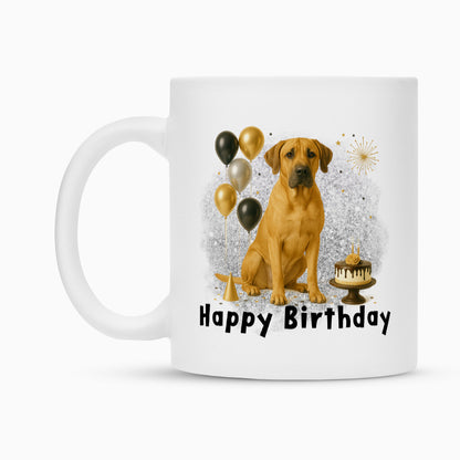 Tasse "Broholmer - Happy Birthday" – hunde-shirt.de