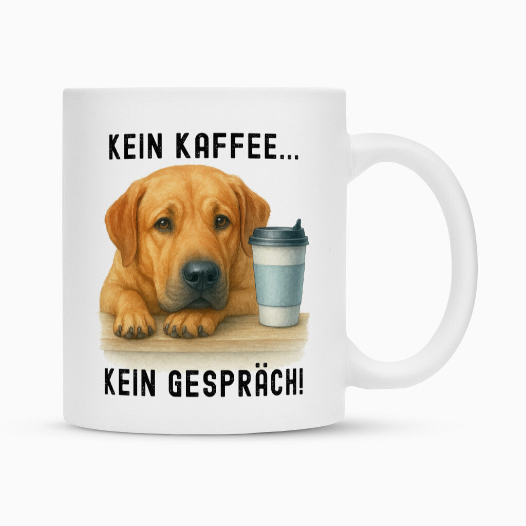 Tasse "Broholmer - Kein Kaffee..." Weiß – hunde-shirt.de