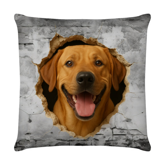 Kissen "Broholmer - Wall" Weiß – hunde-shirt.de