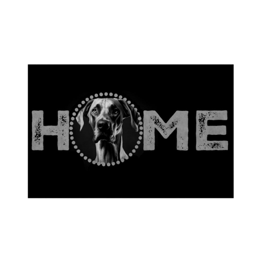 Fußmatte "Broholmer - HOME-Edition" Weiß – hunde-shirt.de