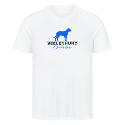 Premium T-Shirt "Broholmer - Seelenhund" Weiß – hunde-shirt.de