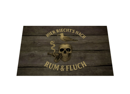 Fußmatte "Klabauterjunge - Rum & Fluch" – hunde-shirt.de