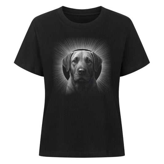 Premium Damen-Shirt "Broholmer - Shine" Schwarz – hunde-shirt.de
