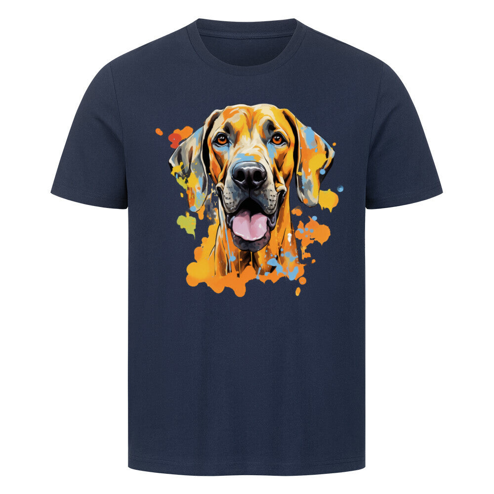 Premium T-Shirt "Broholmer - Splash" French Navy – hunde-shirt.de