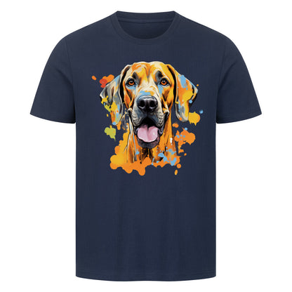 Premium T-Shirt "Broholmer - Splash" French Navy – hunde-shirt.de