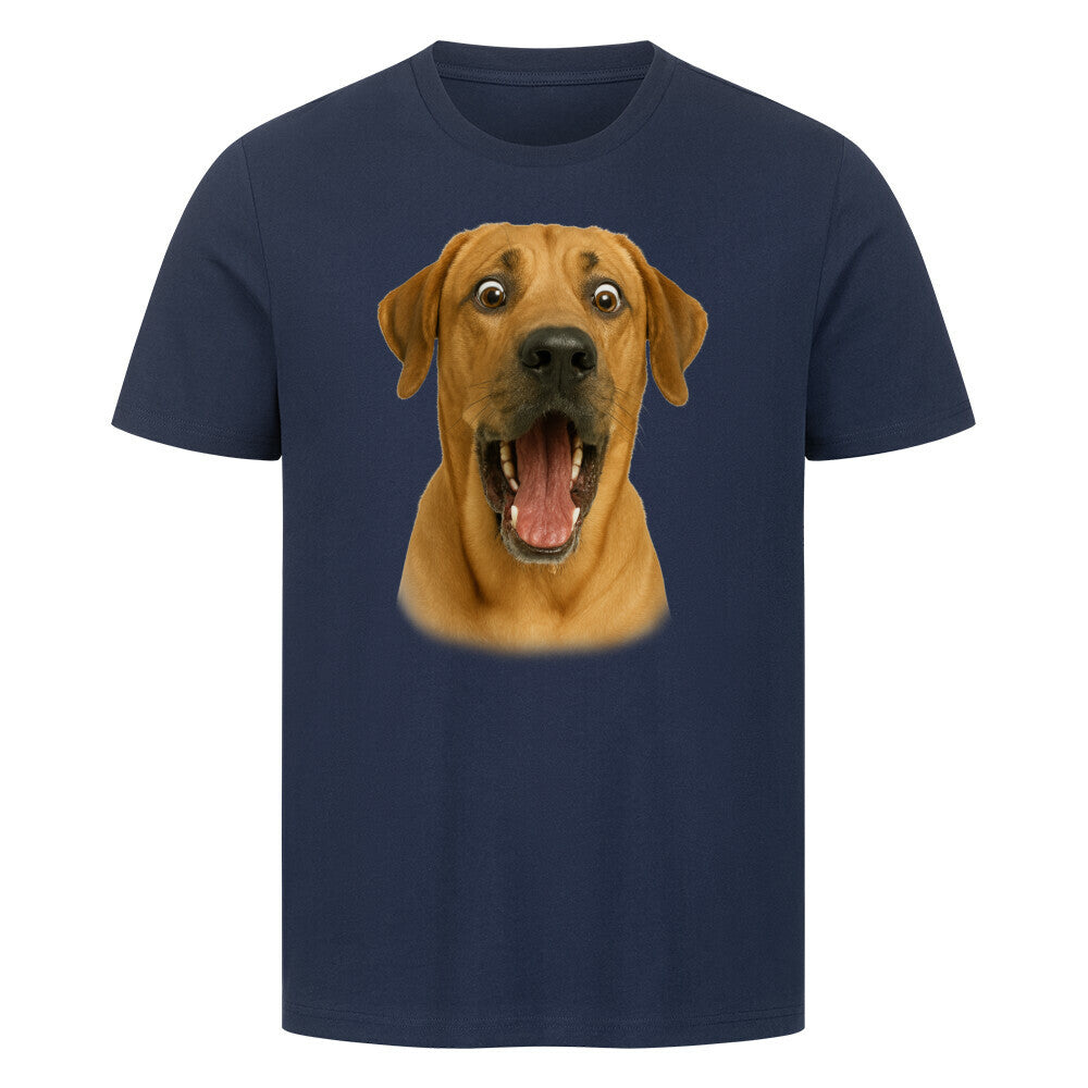 Premium T-Shirt "Broholmer - Crazy" French Navy – hunde-shirt.de