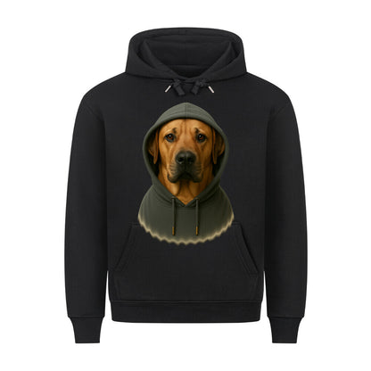 Premium Hoodie "Broholmer - Hooded" Schwarz – hunde-shirt.de