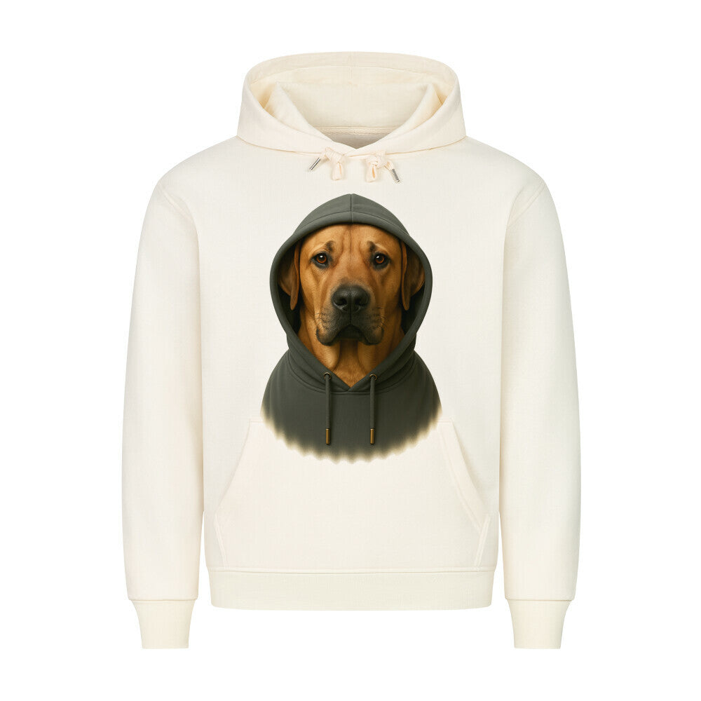 Premium Hoodie "Broholmer - Hooded" Beige – hunde-shirt.de