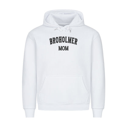 Premium Hoodie "Broholmer - MOM" Weiß – hunde-shirt.de
