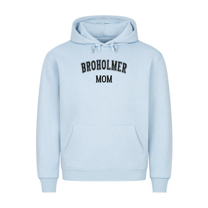 Premium Hoodie "Broholmer - MOM" Babyblau – hunde-shirt.de