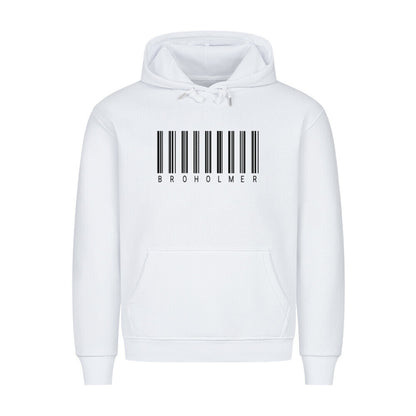 Premium Hoodie "Broholmer - Scan" Weiß – hunde-shirt.de