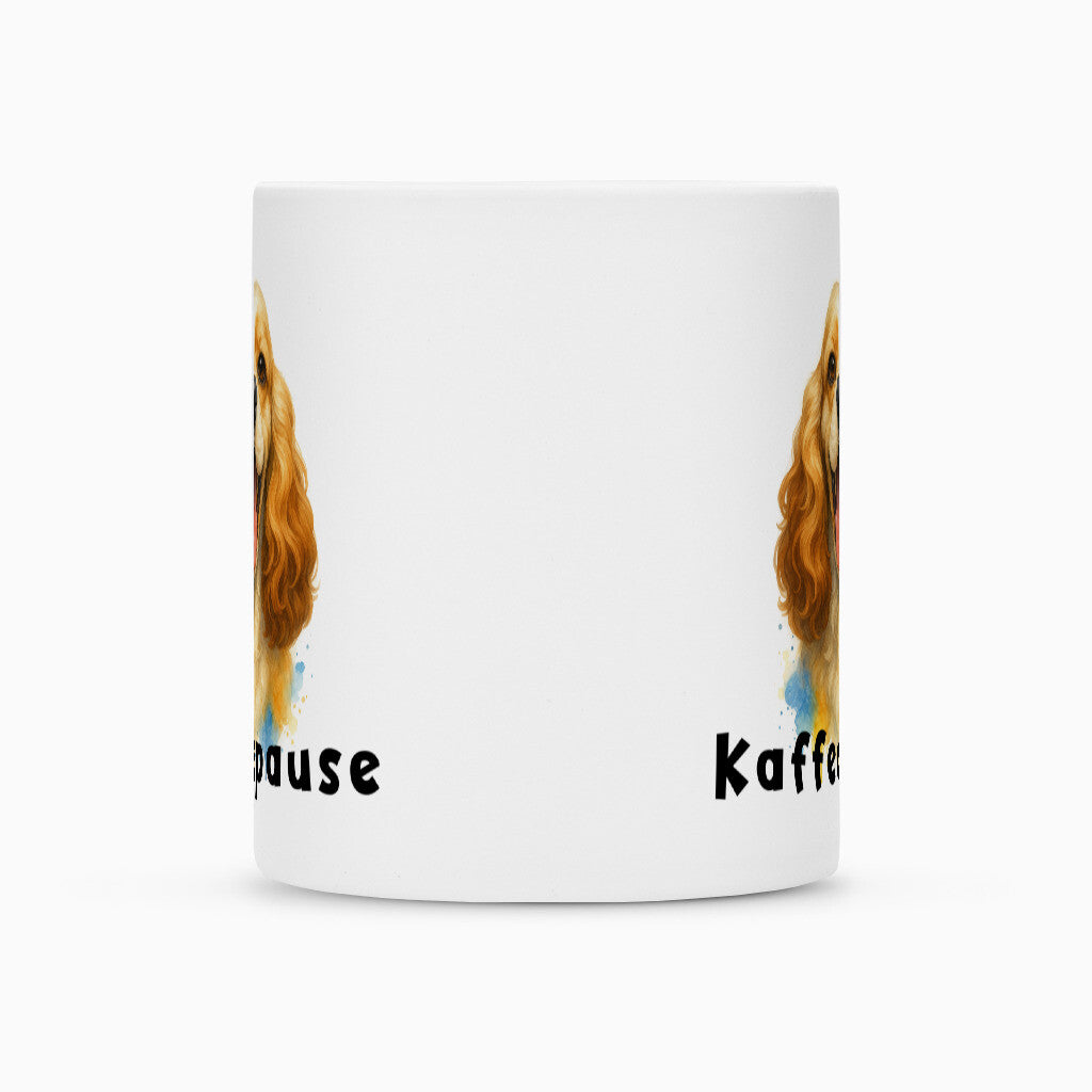 Tasse "American Cocker - Kaffeepause" – hunde-shirt.de