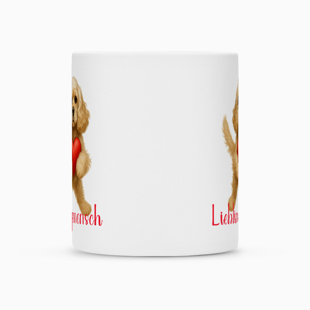 Tasse "American Cocker - Lieblingsmensch" – hunde-shirt.de