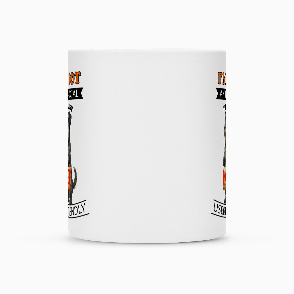 Tasse "Cesky Terrier - Anti-Social" – hunde-shirt.de