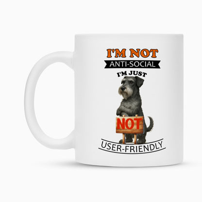 Tasse "Cesky Terrier - Anti-Social" – hunde-shirt.de