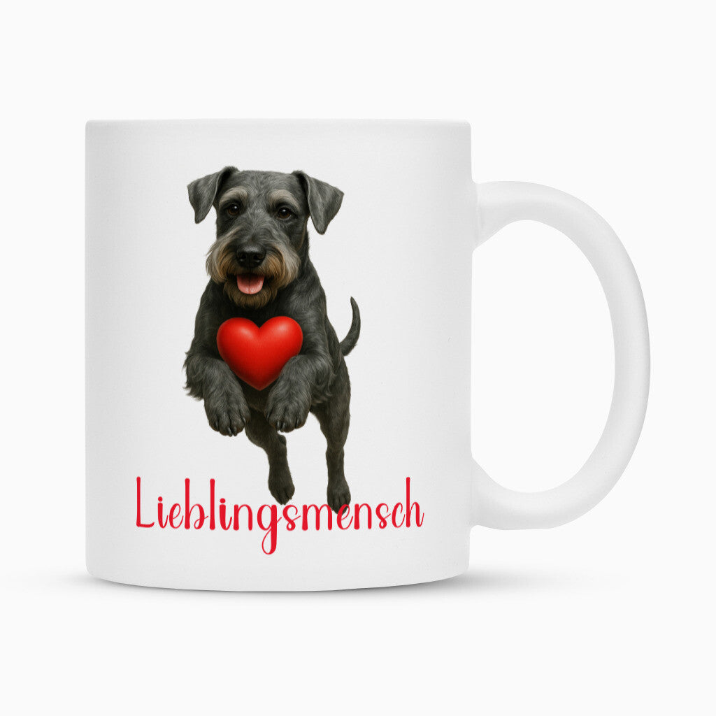 Tasse "Cesky Terrier - Lieblingsmensch" Weiß – hunde-shirt.de