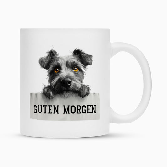 Tasse "Cesky Terrier - Guten Morgen" Weiß – hunde-shirt.de