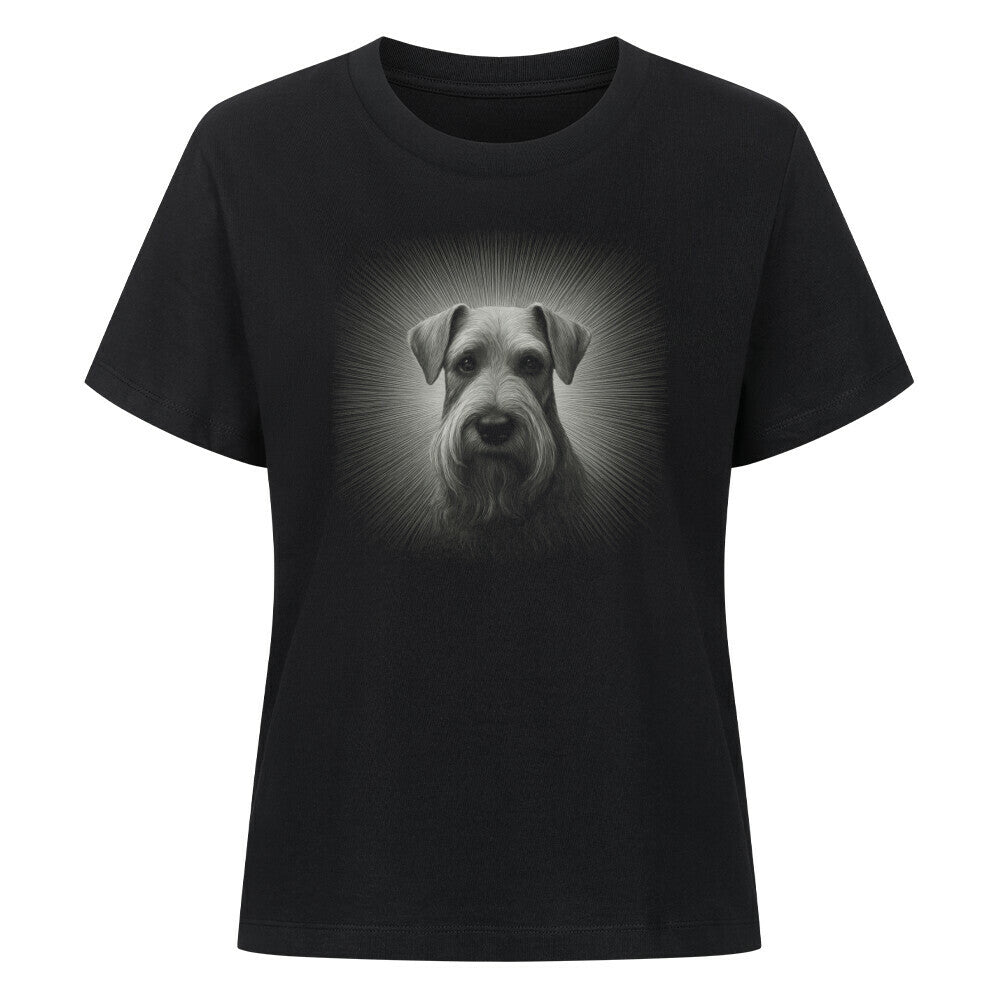 Premium Damen-Shirt "Cesky Terrier - Shine" Schwarz – hunde-shirt.de