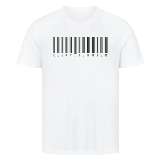 Premium T-Shirt "Cesky Terrier - Scan" Weiß – hunde-shirt.de