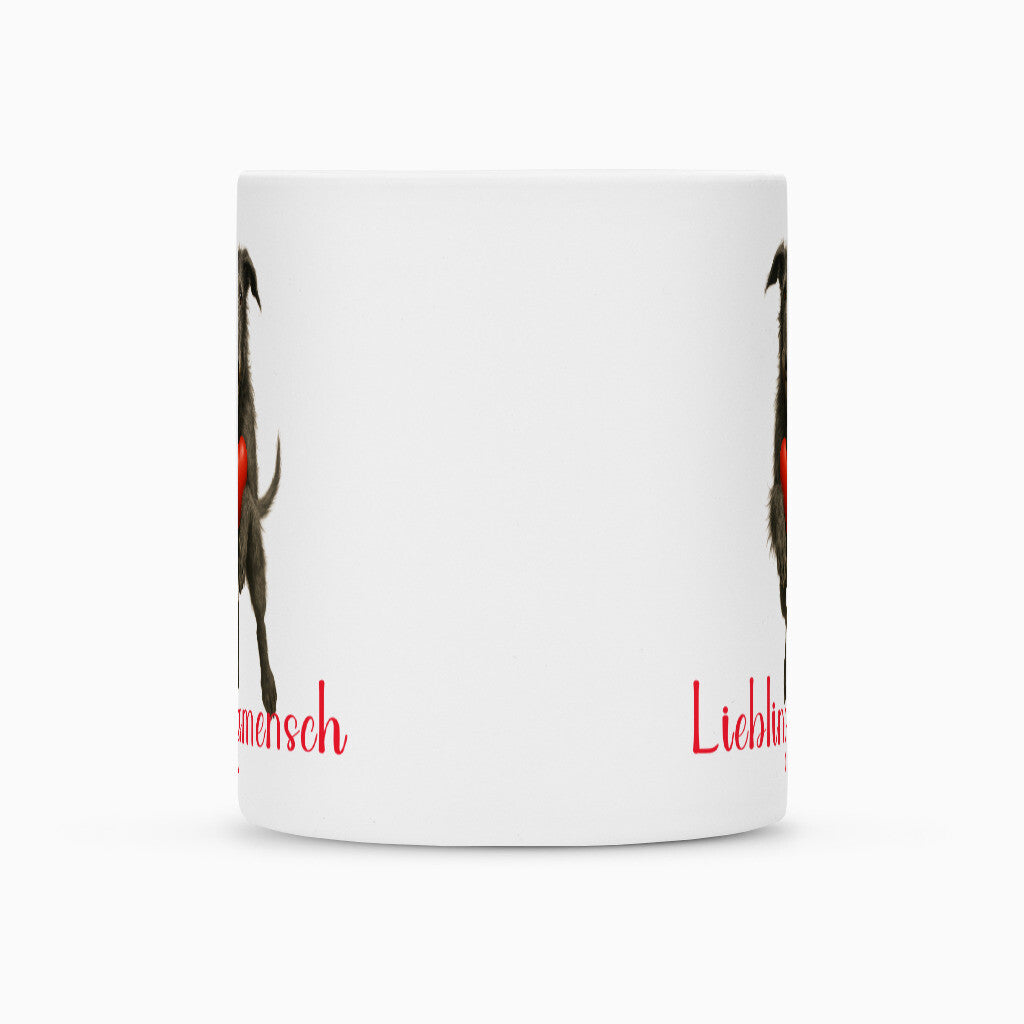 Tasse "Deerhound - Lieblingsmensch" – hunde-shirt.de