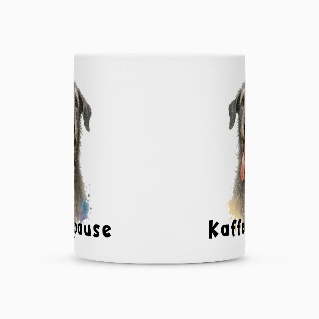 Tasse "Deerhound - Kaffeepause" – hunde-shirt.de
