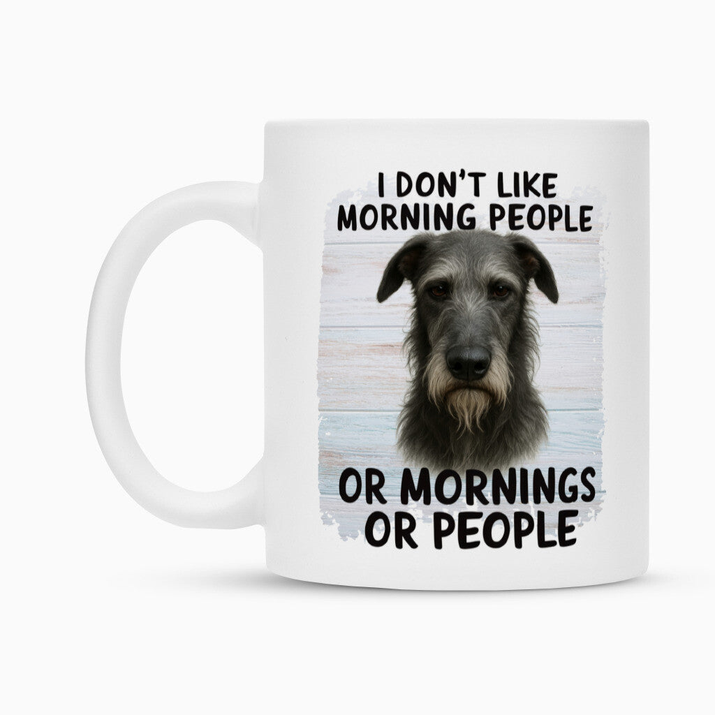 Tasse "Deerhound - Morning People" – hunde-shirt.de