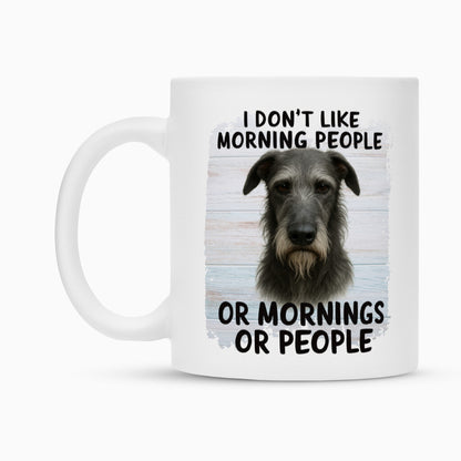 Tasse "Deerhound - Morning People" – hunde-shirt.de