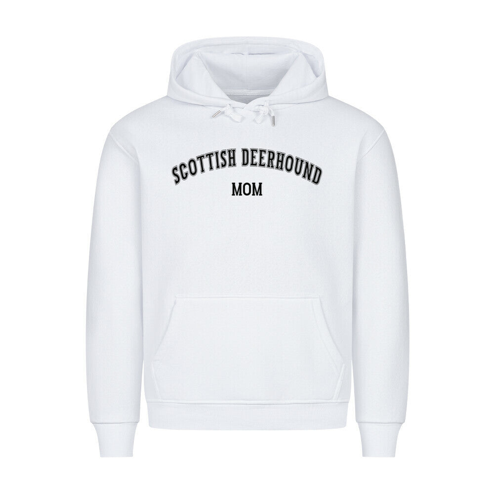 Premium Hoodie "Deerhound - MOM" Weiß – hunde-shirt.de