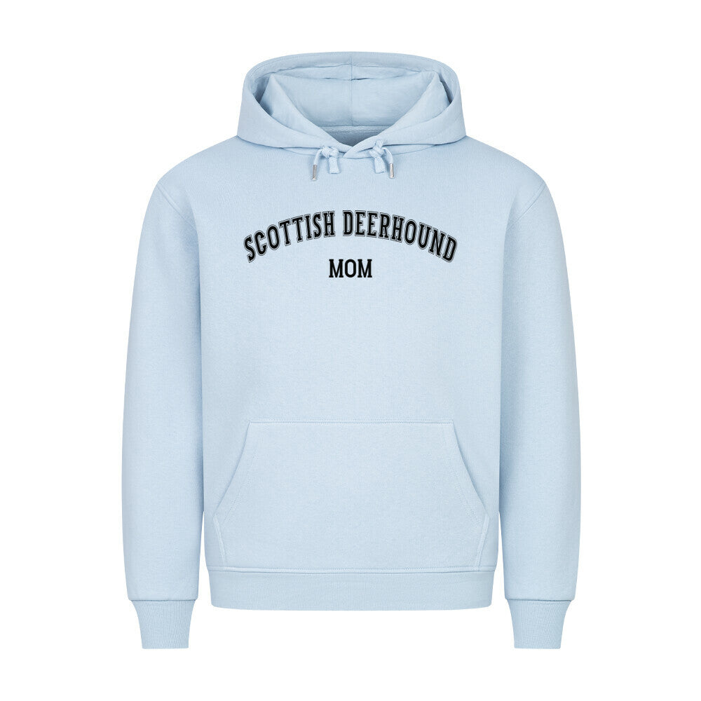Premium Hoodie "Deerhound - MOM" Babyblau – hunde-shirt.de