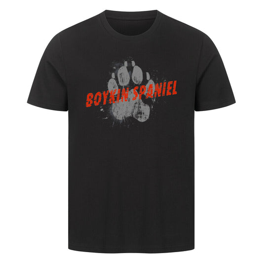 Premium T-Shirt "Boykin Spaniel - PAW" Schwarz – hunde-shirt.de