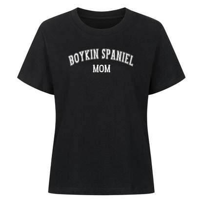 Premium Damen-Shirt "Boykin Spaniel - MOM" Schwarz – hunde-shirt.de