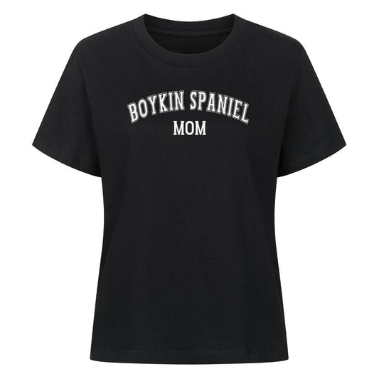 Premium Damen-Shirt "Boykin Spaniel - MOM" Schwarz – hunde-shirt.de