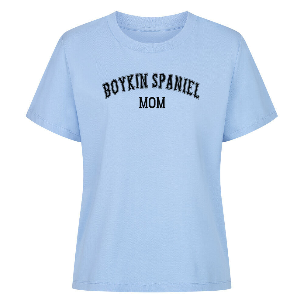 Premium Damen-Shirt "Boykin Spaniel - MOM" Sky Blue – hunde-shirt.de
