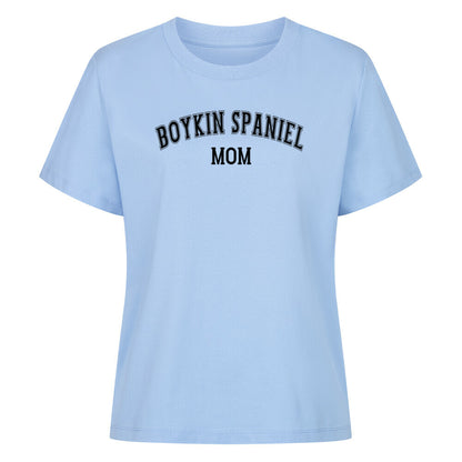 Premium Damen-Shirt "Boykin Spaniel - MOM" Sky Blue – hunde-shirt.de