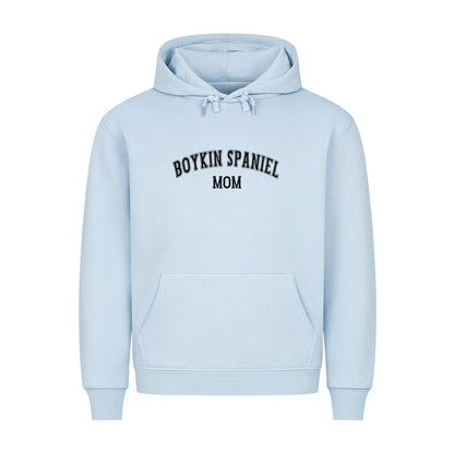 Premium Hoodie "Boykin Spaniel - MOM" Babyblau – hunde-shirt.de