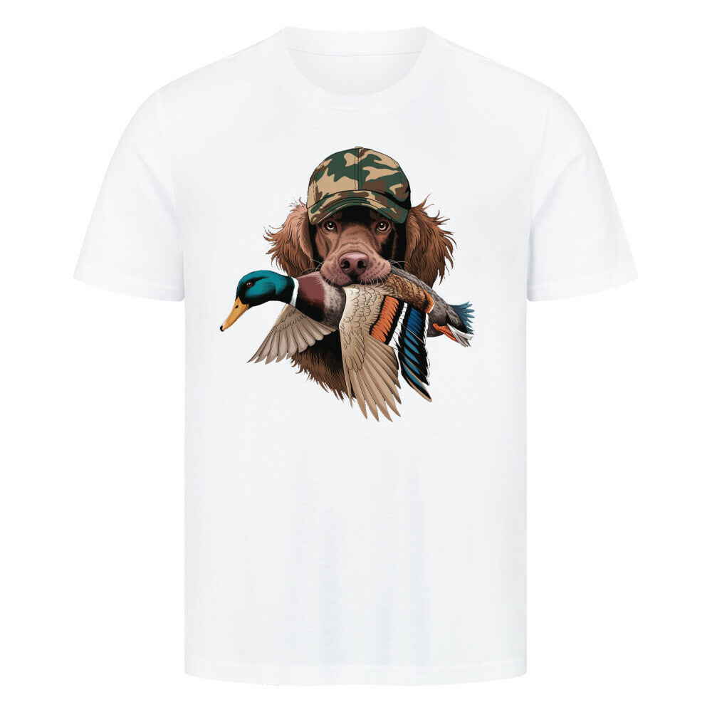 Premium T-Shirt "Boykin Spaniel - Hunt" Weiß – hunde-shirt.de