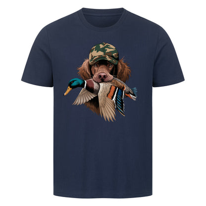 Premium T-Shirt "Boykin Spaniel - Hunt" French Navy – hunde-shirt.de