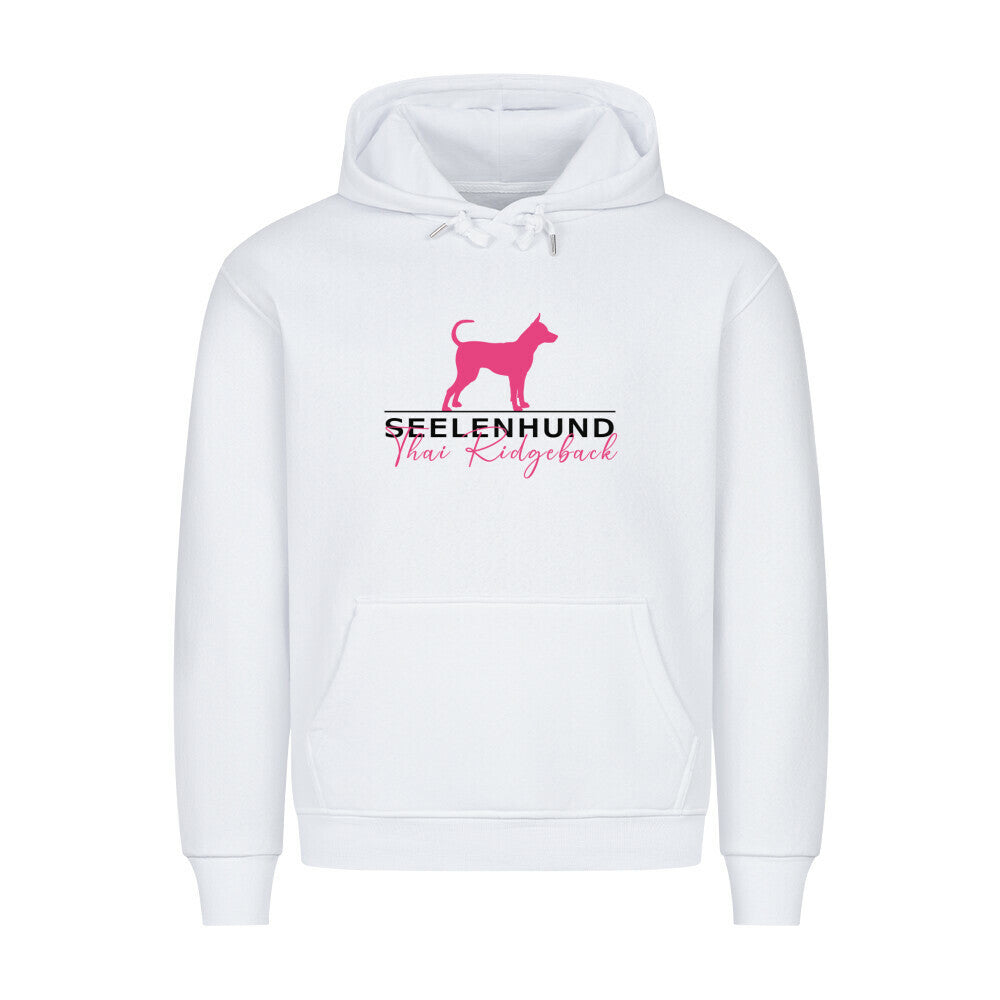 Premium Hoodie "Thai Ridgeback - Seelenhund" Weiß – hunde-shirt.de