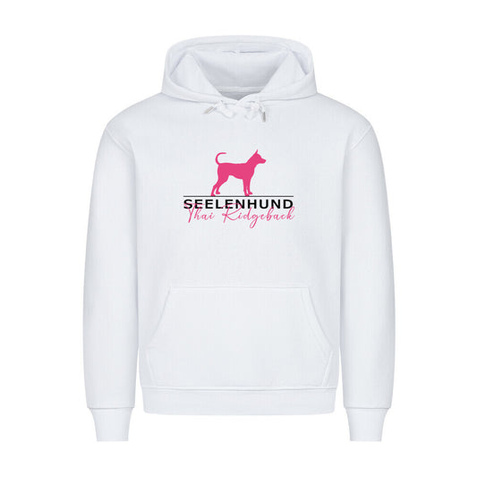 Premium Hoodie "Thai Ridgeback - Seelenhund" Weiß – hunde-shirt.de