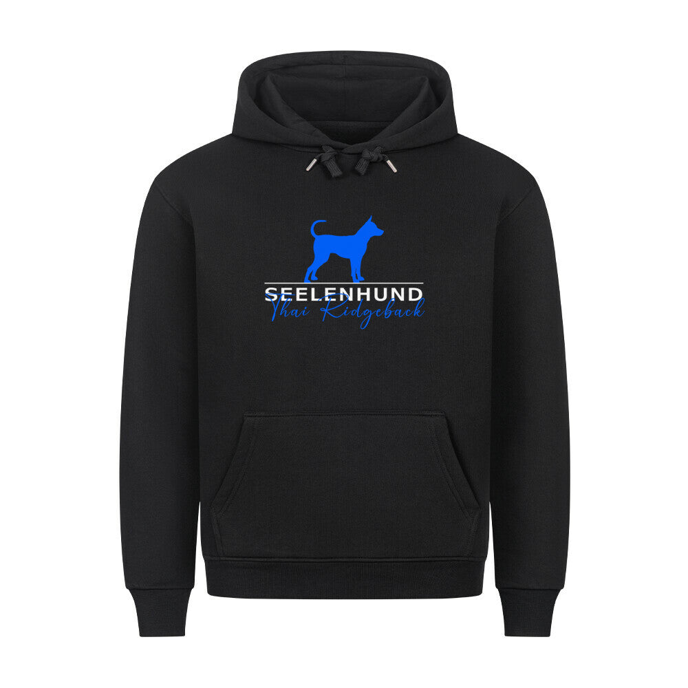 Premium Hoodie "Thai Ridgeback - Seelenhund" Schwarz – hunde-shirt.de